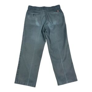2000s Dickies Faded Blue/Gray Pleated Straight Leg Pants Men's 31x26 FLAW